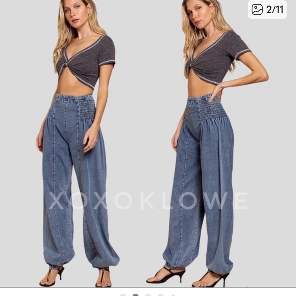 POL Harem Style Jogger Jeans Size Large